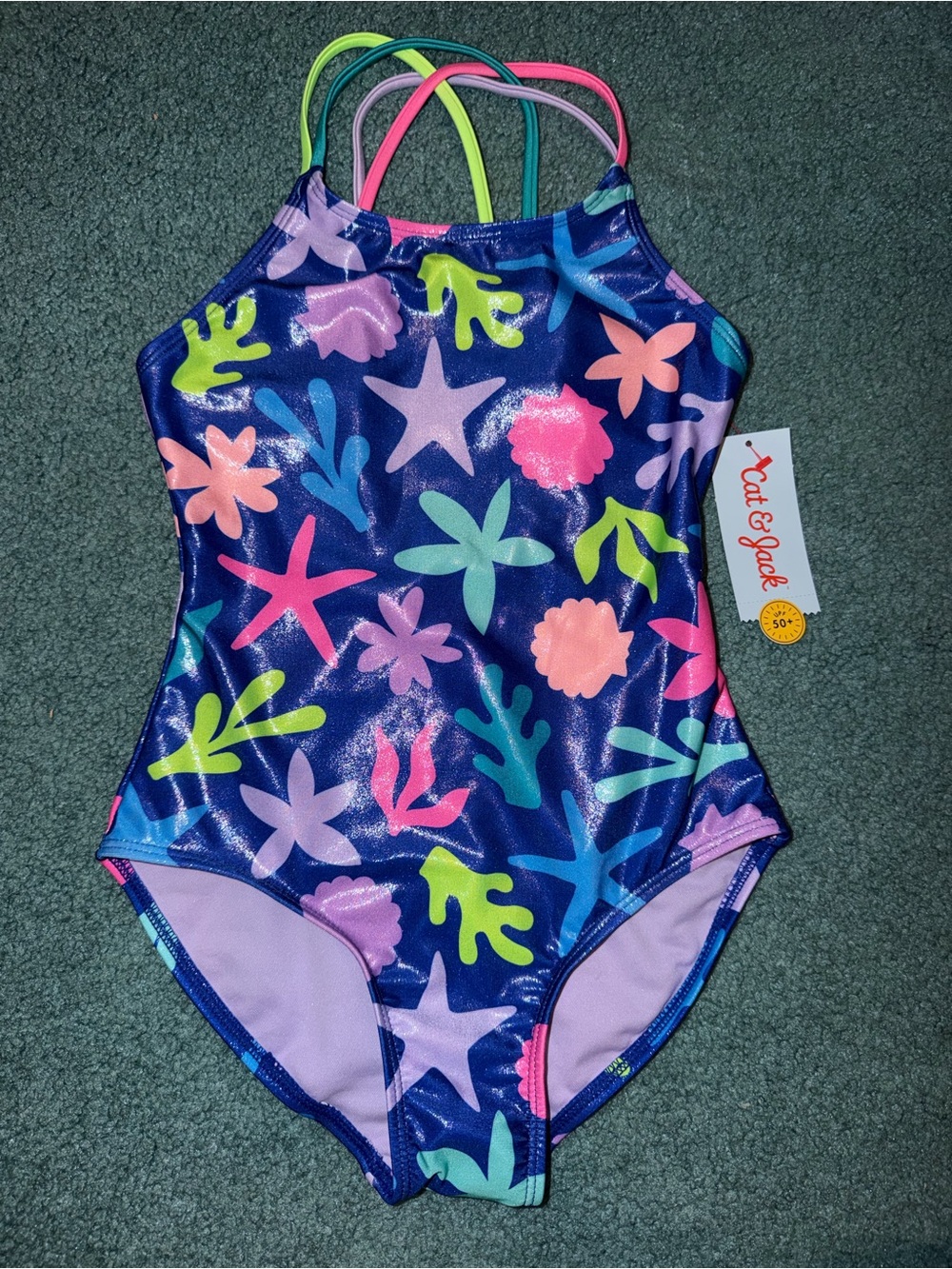 Cat & Jack Girls One-Piece Swimsuit!
